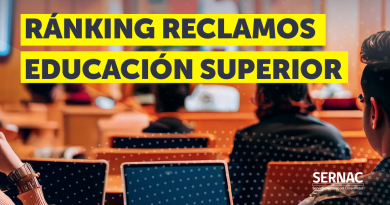 ¿QUÉ INSTITUCIONES DE EDUCACIÓN SUPERIOR TIENEN MEJOR Y PEOR COMPORTAMIENTO EN SERNAC? CONOCE EL RANKING ANUAL