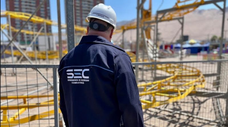 SEC Tarapacá fiscaliza instalaciones eléctricas de entretenciones FISA para resguardar seguridad