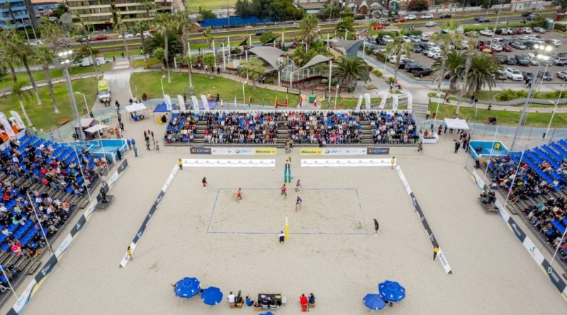 Brasil campeón y Chile logra el bronce en Final Circuito Sudamericano de Voleibol Playa en Arena Cavancha