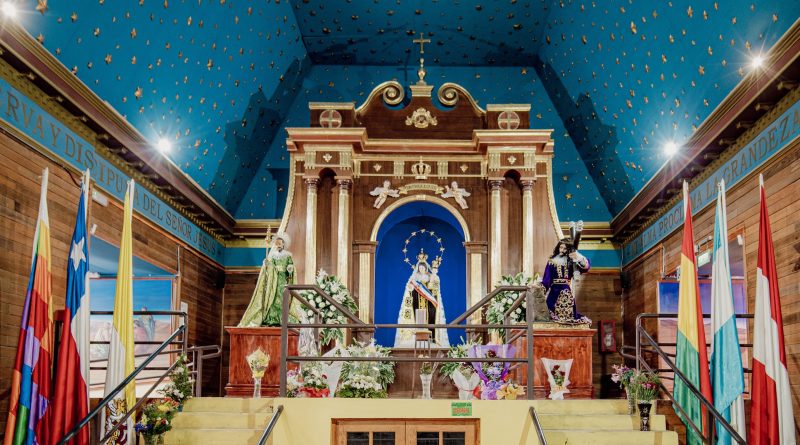 ORGANIZACIONES DEL SANTUARIO Y COLLAHUASI INICIAN RESTAURACIÓN DE VIRGEN DEL CARMEN