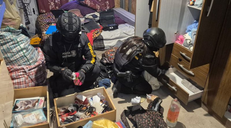 operativo antidrogas en Caleta San Marcos