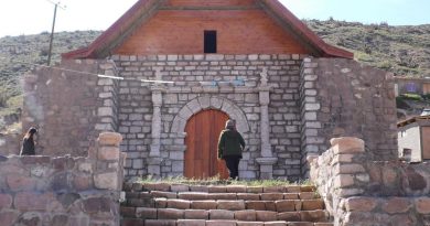 Aprueban recursos GORE para el diseño de restauración de la Torre Campanario de la Iglesia de Usmagama