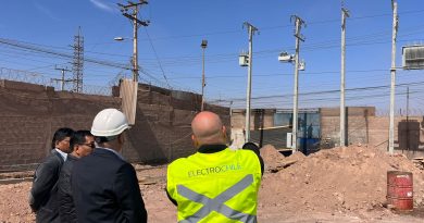 Obras del centro de carga para 24 buses eléctricos presentan 45% de avance