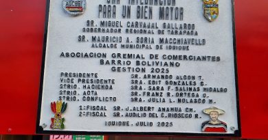 Polémica por placa en el “Barrio Boliviano” de Iquique: Gobierno Regional se deslinda