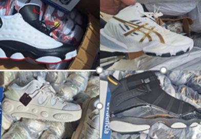 Interceptan contrabando con más de US millón en zapatillas falsas con destino a Bolivia