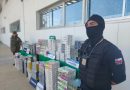 Aduanas y OS-9 de Carabineros incautan más de 7 mil cajetillas de cigarrillos en casa de Arica