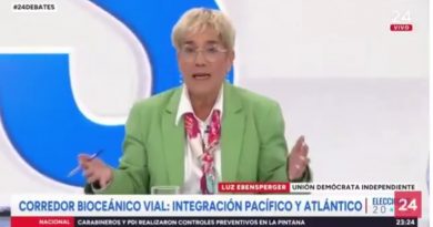 Senadora Luz Ebensperger en debate sobre el puerto de Iquique