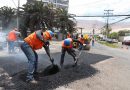 AVANCE EN LAS LABORES DE REPARACIÓN DE CALZADAS POR PARTE DE LA MUNICIPALIDAD DE IQUIQUE.