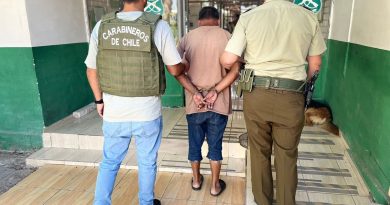 93 PERSONAS DETENIDAS POR CARABINEROS ESTE FIN DE SEMANA EN LA REGIÓN