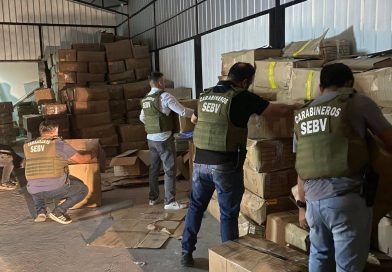 CARABINEROS RECUPERA MERCADERÍAS ROBADAS AVALUADAS EN 200 MILLONES