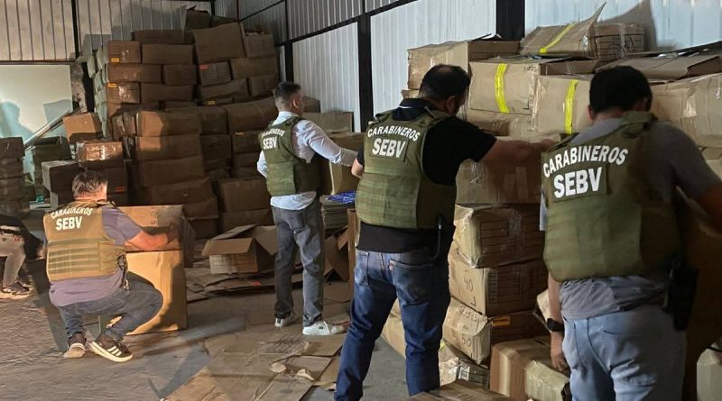 CARABINEROS RECUPERA MERCADERÍAS ROBADAS AVALUADAS EN 200 MILLONES