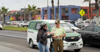 CARABINEROS ENTREGA BALANCE DEL FIN DE SEMANA
