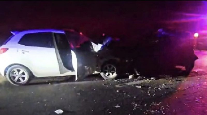 Ruta 16 amaneció cerrada por violento choque: cinco lesionados, uno en riesgo vital