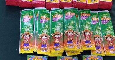 Detenido por venta de fuegos artificiales