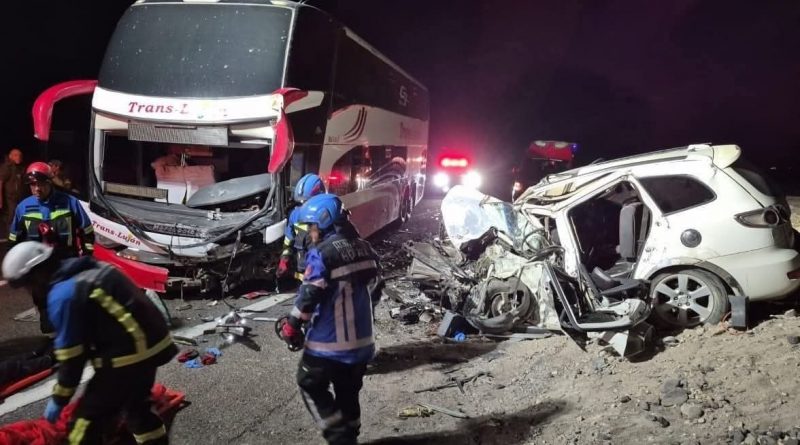 accidente en la Ruta Internacional 15-CH dejó un saldo de dos personas fallecidas y dos heridos de gravedad, según los reportes preliminares.