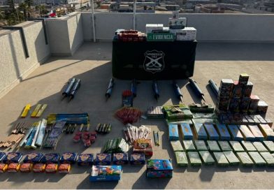 Carabineros incautó más de 12 mil fuegos artificiales en Alto Hospicio