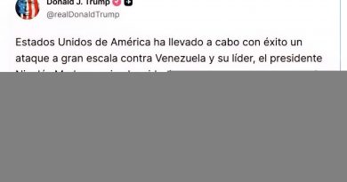 Donald Trump confirma que Nicolás Maduro y su esposa, Cilia Flores, han sido capturados y sacados de Venezuela.