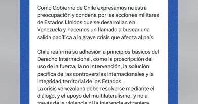 El presidente Gabriel Boric condenó los ataques militares de Estados Unidos en Venezuela y la captura de Nicolás Maduro, afirmando que la crisis debe resolverse mediante el diálogo y el respeto al derecho internacional.