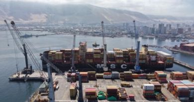 El portacontenedores MSC Nigeria concretó su escala inaugural a Iquique Terminal Internacional (ITI), concesionario del Puerto de Iquique, como parte del servicio Alpaca.