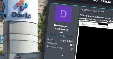 El grupo hacker Devman robó 250 GB en información de la Clínica Dávila