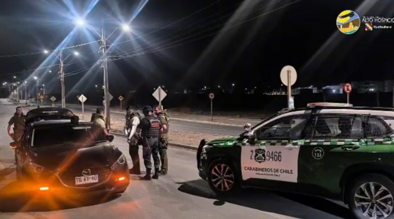 Operativo conjunto de seguridad permite detención de cinco personas y la incautación de un scanner en Alto Hospicio