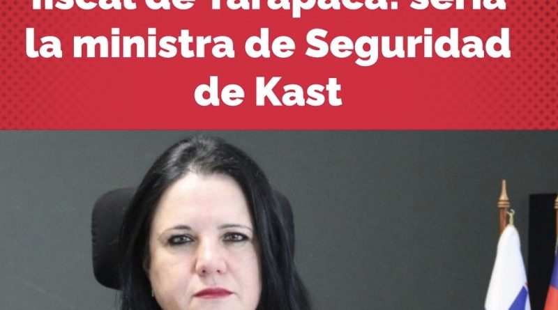 Trinidad Steinert renunció a su cargo como fiscal regional de Tarapacá para asumir como ministra de Seguridad en el gabinete del presidente electo José Antonio Kast.