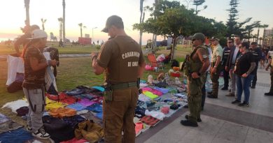 CARABINEROS MANTIENE SUS SERVICIOS FOCALIZADOS EN DISTINTOS SECTORES DE LA CIUDAD