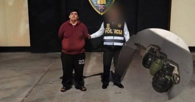 DICTAN NUEVE MESES DE PRISIÓN PREVENTIVA CONTRA CHILENO TRAS OPERATIVO DONDE SE INCAUTO 22 KILOS DE MARIHUANA Y 4 GRANADAS DE GUERRA