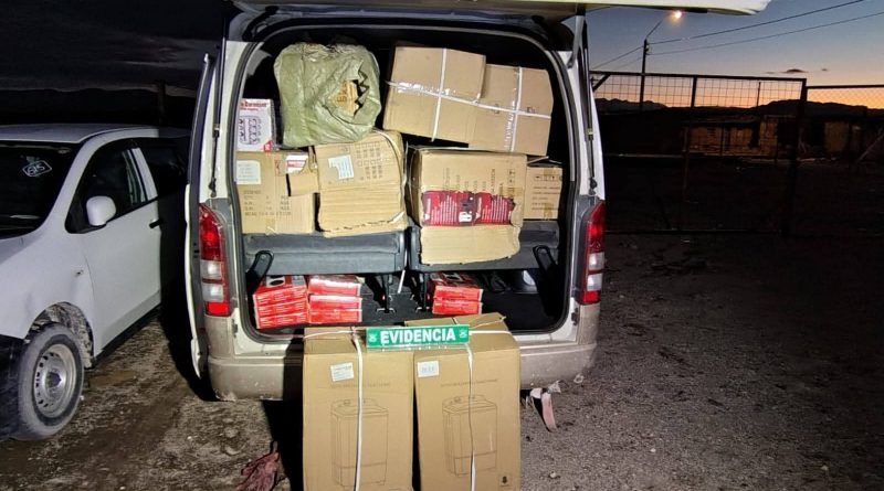 Fiscalización de Carabineros en sector fronterizo de Colchane permite incautar especies de contrabando