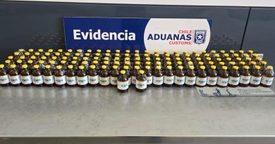 Aduanas, utilizando un camión escáner, interceptó recientemente un cargamento de contrabando en el paso fronterizo de Colchane,