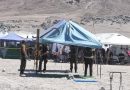 operativo de desalojo en un sector de playa Ike Ike, en la ciudad de Iquique, por instrucción de la magistrada del Primer Juzgado de Policía Local.