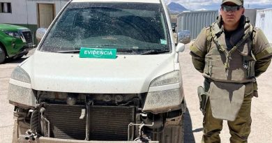 *Patrullaje preventivo de Carabineros permite detención de tres personas por contrabando de vehículo en Colchane