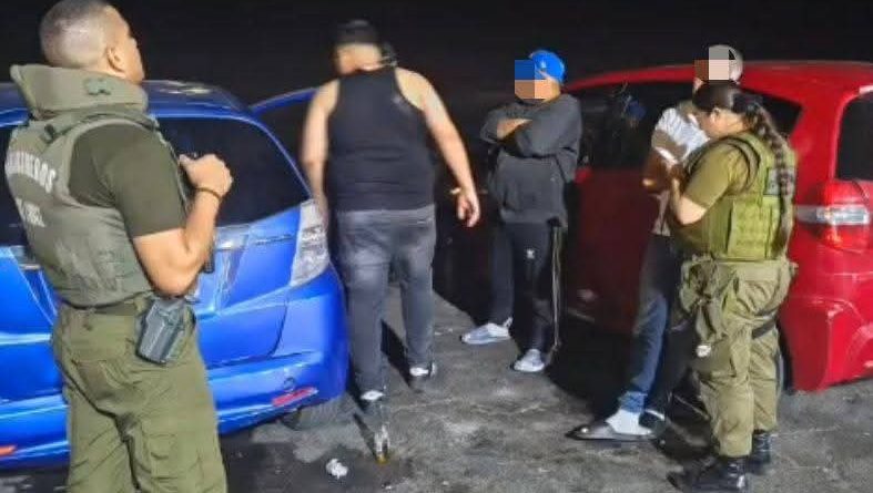 Carabineros detiene a seis personas en ronda del programa _“Calle sin Violencia”_ en Iquique y Alto Hospicio