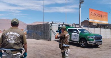 Carabineros investiga violento robo a empresa en Puerto Patillos: siete sujetos maniataron a guardias y sustrajeron cobre*