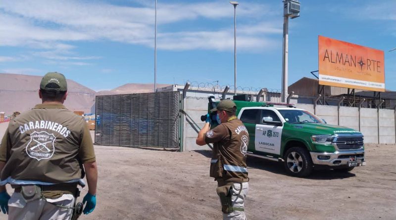 Carabineros investiga violento robo a empresa en Puerto Patillos: siete sujetos maniataron a guardias y sustrajeron cobre*
