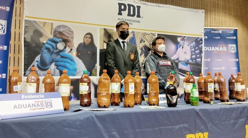 Golpe al tráfico de alucinógenos: PDI detiene a cinco personas tras incautar 58 kilos de ayahuasca en Paso Los Libertadores Golpe al tráfico de alucinógenos: PDI detiene a cinco personas tras incautar 58 kilos de ayahuasca en Paso Los Libertadores