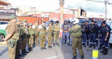 CARABINEROS DETIENE A 271 PERSONAS DURANTE LA ÚLTIMA SEMANA EN TARAPACÁ