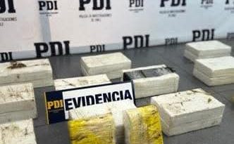 Detienen a sujeto con más de 35 kilos de cocaína en control carretero de Cuya