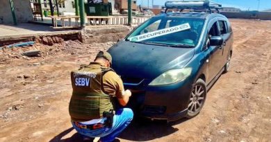 Carabineros recupera vehículo con encargo por apropiación indebida en La Tirana