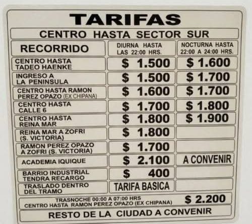 Actualización de Tarifas Transporte Iquique (Sector Sur) La movilidad entre el centro y el sector sur de Iquique ha experimentado ajustes significativos. Actualización de Tarifas Transporte Iquique (Sector Sur) La movilidad entre el centro y el sector sur de Iquique ha experimentado ajustes significativos.