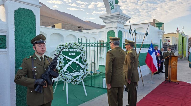 Carabineros honra a sus mártires con un sentido homenaje Carabineros honra a sus mártires con un sentido homenaje