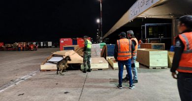 Retienen cargamento de madera sospechoso de contener droga en aeropuerto de Viru Viru