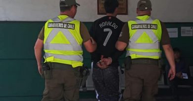 Carabineros incautan droga y armas cortopunzantes durante fiscalización en el centro de Iquique