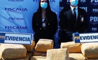 Plan Frontera Interna de la PDI logra importante incautación de droga en la Región de Antofagasta