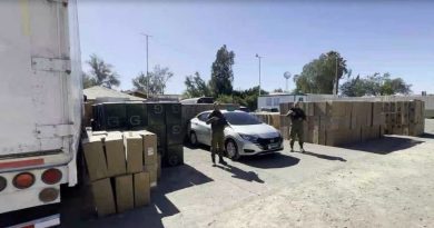 Carabineros incauta más de 568 mil cajetillas de cigarrillos de contrabando en Pozo Almonte