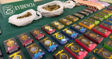 DETECTAN VENTA DE ACEITE DE HACHIS EN FERIA DE LA TIRANA