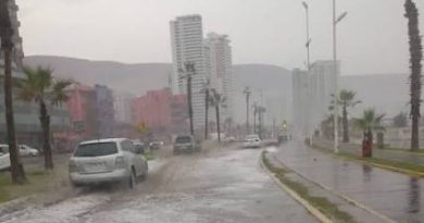 ALERTA EN EL NORTE GRANDE: FUERTES LLOVIZNAS Y VIENTOS DEJAN DAÑOS Y CORTES DE LUZ EN IQUIQUE Y ALTO HOSPICIO