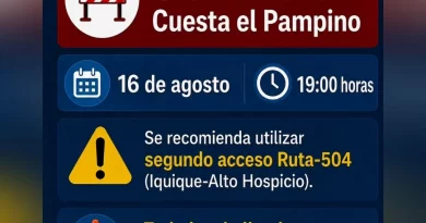 ANUNCIAN CIERRE TOTAL DE LA CUESTA EL PAMPINO EN RUTA 16 POR TRABAJOS DE LIMPIEZA CON MAQUINARIA