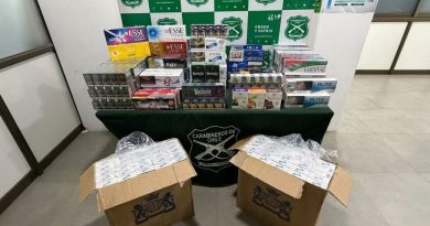 Central de Televigilancia detecta venta de cigarrillos de contrabando y permite incautación de más de 3 mil cajetillas