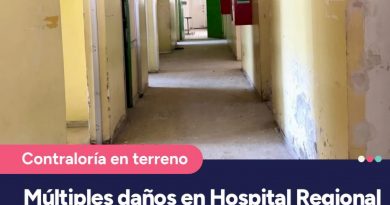 Emergencia en el norte: Contraloría constata múltiples daños en el Hospital Regional de Iquique tras sistema frontal